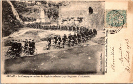 Delcampe - (*12/05/25) 08-CPA SEDAN - LA COMPAGNIE CYCLISTE DU CAPITAINE GERARD - Sedan