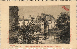 CPA SAINT-LOUP-sur-THOUET Les Douves Du Chateau (1140709) - Saint Loup Lamaire