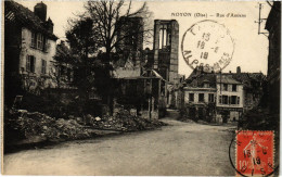 Delcampe - CPA Noyon- Rue D'Amiens FRANCE (1020546) - Noyon