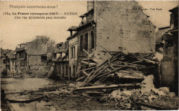 Delcampe - CPA Noyon Une Rue Dynamitee Puis Inondee FRANCE (1014173) - Noyon