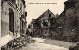 Delcampe - CPA Noyon Rue St.Antoine FRANCE (1014184) - Noyon