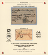 Nepal: 1905 Cover From Janakpur Via Kalaiya To Kathmandu Franked By 1a. (light B - Nepal