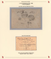 Nepal: 1930-59 "Seal Cancellations Of Nepal": Collection Of 24 Covers, Postcards - Nepal
