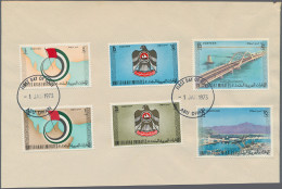 United Arab Emirates: 1963-73 Collection Of About 80 Covers And FDCs From Ajman, - United Arab Emirates (General)