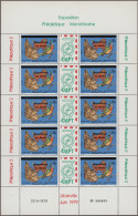 Algeria: 1997 15f. And 35f. On 50f. Each In Complete Gutter Sheet Of 10, Mint Ne - Algeria (1962-...)