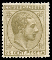 * 194. Alfonso XII. 25 Cts. Bonito. Cat. 38 €. - Unused Stamps