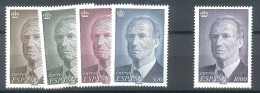 ** 3403+3461/94. Rey. 1000, 100, 200, 300 Y 500 Ptas. Bien Centrados. Cat. 105 €. - Unused Stamps