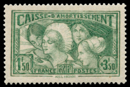 FRANCIA. * 269. Caja De Amortización. Muy Bonito. Ligerísima Señal De Fijasellos. Cat. 180 €. - Unused Stamps