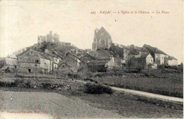 Delcampe - 12  NAJAC  L EGLISE ET LE CHATEAU  -  LA PAUSE - Najac