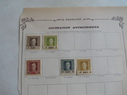 (Roumanie - Occupation Autrichienne - 1917) - Lot De 5 Timbres Neufs, Surchargés ..... ....voir Scans - Occupations