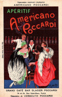 Delcampe - Cappiello Postcard Advertising Aperitif Café Bar Paris Devambez Art Nouveau Fashion Women Alcohol Americano Poccardi - Cappiello