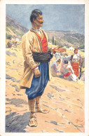 A846 Croatia Dubrovnik Ragusa Ethnic Man In Traditional Costume Vintage Postcard - Kroatië