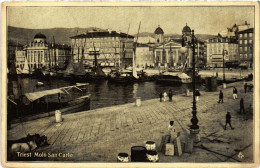 Delcampe - CPA TRIEST Molo San Carlo ITALY (396809) - Trieste (Triest)