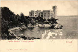 Delcampe - CPA TRIEST Castello MIRAMAR ITALY (396658) - Trieste (Triest)