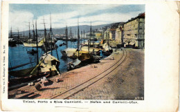 Delcampe - CPA TRIEST Porto E Riva Carriotti ITALY (397262) - Trieste (Triest)