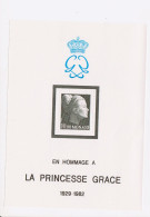 Delcampe - MONACO BF N°24 Hommage à GRACE ( Numéroté)NEUF** COTE +13€ - Blocks & Kleinbögen