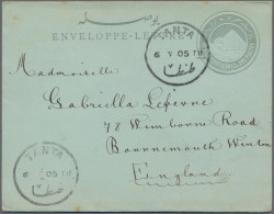 Delcampe - Egypt: 1890/1940 (ca.), Assortment Of More Than 700 Postcards, Covers And Statio - 1915-1921 Protettorato Britannico