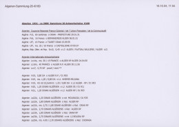Delcampe - Algeria - Postal Stationery: 1931/2000, Collection Of 20 International Reply Cou - Algeria (1962-...)