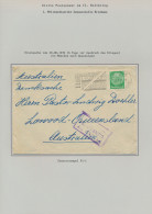Delcampe - Australia: 1939/1945 (c.) "Civil Postal Censor": Specialized Collection Of About - Collezioni