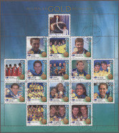 Delcampe - Australia: 2000, Olympic Games Gold Medal Winners, Lot Of Nine Se-tenant Sheets - Collezioni