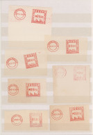 Delcampe - Belgian-Congo: 1951/1952, POSTAGE METER PROOFS, Collection Of 20 Single Strikes - Collezioni