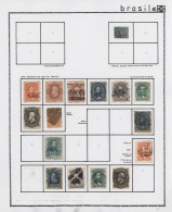 Delcampe - Brazil: 1849/1988 (ca.), Mostly Used Collection On Pages In A Binder With Some C - Usati