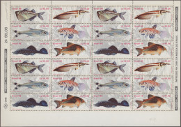 Delcampe - Brazil: 1951/1988 (ca.), MNH Stock Commemoratives In Complete Sheets Of 25 Or 50 - Nuovi