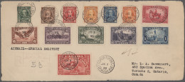 Delcampe - Canada: 1933/1935, Lot Of Four Registered F.d.c. Of Philatelic Office To USA, In - Collezioni