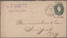 Delcampe - Cuba - Postal Stationry: 1899/1900, Lot Of Eleven Unused/used Stationery Envelop - Altri & Non Classificati