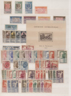 Delcampe - Ivory Coast: 1890/1990 (ca.), Used And Mint Balance In A Stockbook, Well Sorted - Storia Postale