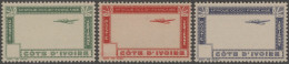 Delcampe - Ivory Coast: 1942/1968, Group Of Specialities: 1942 Airmails Design "Plane And C - Costa D'Avorio (1960-...)