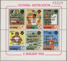 Delcampe - Guyana: 1970/1992 (ca.), Enormous Stock MNH In Glasines With A Focus On The 1980 - Guiana (1966-...)