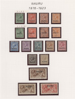 Delcampe - Nauru: 1916/2003, Mint And Used Collection In Two Binders, Showing A Nice Sectio - Nauru