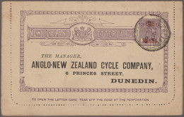 Delcampe - New Zealand - Postal Stationery: 1895/1975 Ca., Interesting Collection With Ca.8 - Interi Postali