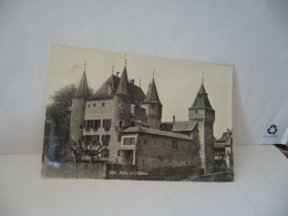 Delcampe - NYON SUISSE VD VAUD LE CHATEAU CPSM FORMAT CPA 1963 - Nyon