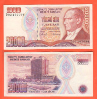 Türkiye 20000 Lira Lirasi 1988 Ataturk Turquie Turchia - Turchia