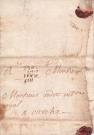 Delcampe - MARQUE POSTALE LAC DE MONTMEYRAN A OURCHES MARS 1707 - 1701-1800: Vorläufer XVIII