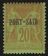 Delcampe - Port-Saïd   .  Y&T  .    10  (2 Scans)       .      *      .      Neuf Avec Gomme - Unused Stamps