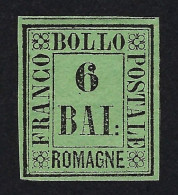 Italy States Romagne 1859 Governo Provissorio 6b Verde Nº 6 - MH * - Romagne