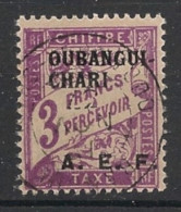 OUBANGUI - 1928 - Taxe TT N°YT. 11 - Type Duval 3f Violet - Oblitéré / Used - Usados