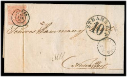 Delcampe - PERU. 1861 (25 April). Cuzco - USA (24 June Docketed). EL Full Text Fkd Una Peseta Rosa / Tied Cds. Via Callao / May 29. - Peru