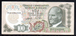 312-Turquie 100 Lira 1972 H05 - Turchia