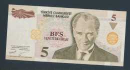 Türkei Pick-Nr: 217 Bankfrisch 2005 5 New Lira (10716798 - Turchia