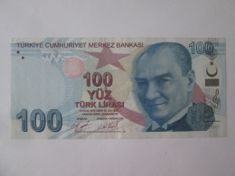 Turkey 100 Lirasi 2009 Banknote Very Good Conditions(aUNC) See Pictures - Turchia