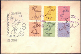 Delcampe - YUGOSLAVIA - JUGOSLAVIA - OLYMPIC HELSINKI - FDC PULA/POLA - 1952 - Sommer 1952: Helsinki