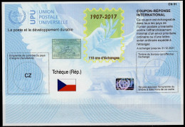 TCHÈQUE CZECH REPUBLIC  Is43  20171120 AB Intern. Reply Coupon Reponse Antwortschein IRC IAS IRC  Mint ** - Zonder Classificatie