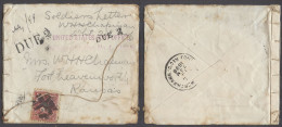 CUBA. 1898 (July). Spanish - American War. Early Usage. First Military Station Marking From Siboney Or Daiquiri. Unfkd T - Autres & Non Classés