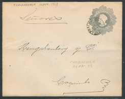 Delcampe - CHILE - Stationery. 1903. Combachala - Coquimbo. 5c Stat Env. Fine. - Chile