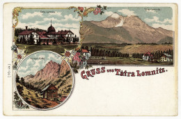 TÁTRALOMNIC 1898. Ca. Litho Képeslap - Slovakia