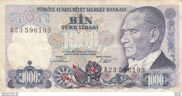 BANCONOTA TURCHIA 1000 VF (RY2710 - Turchia